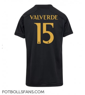 Real Madrid Federico Valverde #15 Replika Tredje Tröja Damer 2023-24 Kortärmad